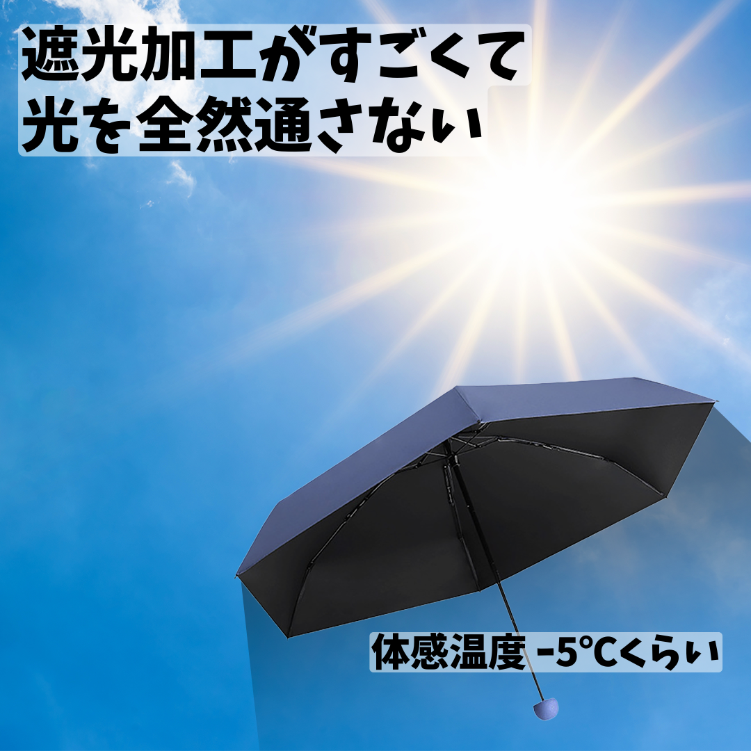 天気が好きになる晴雨兼用折りたたみ傘