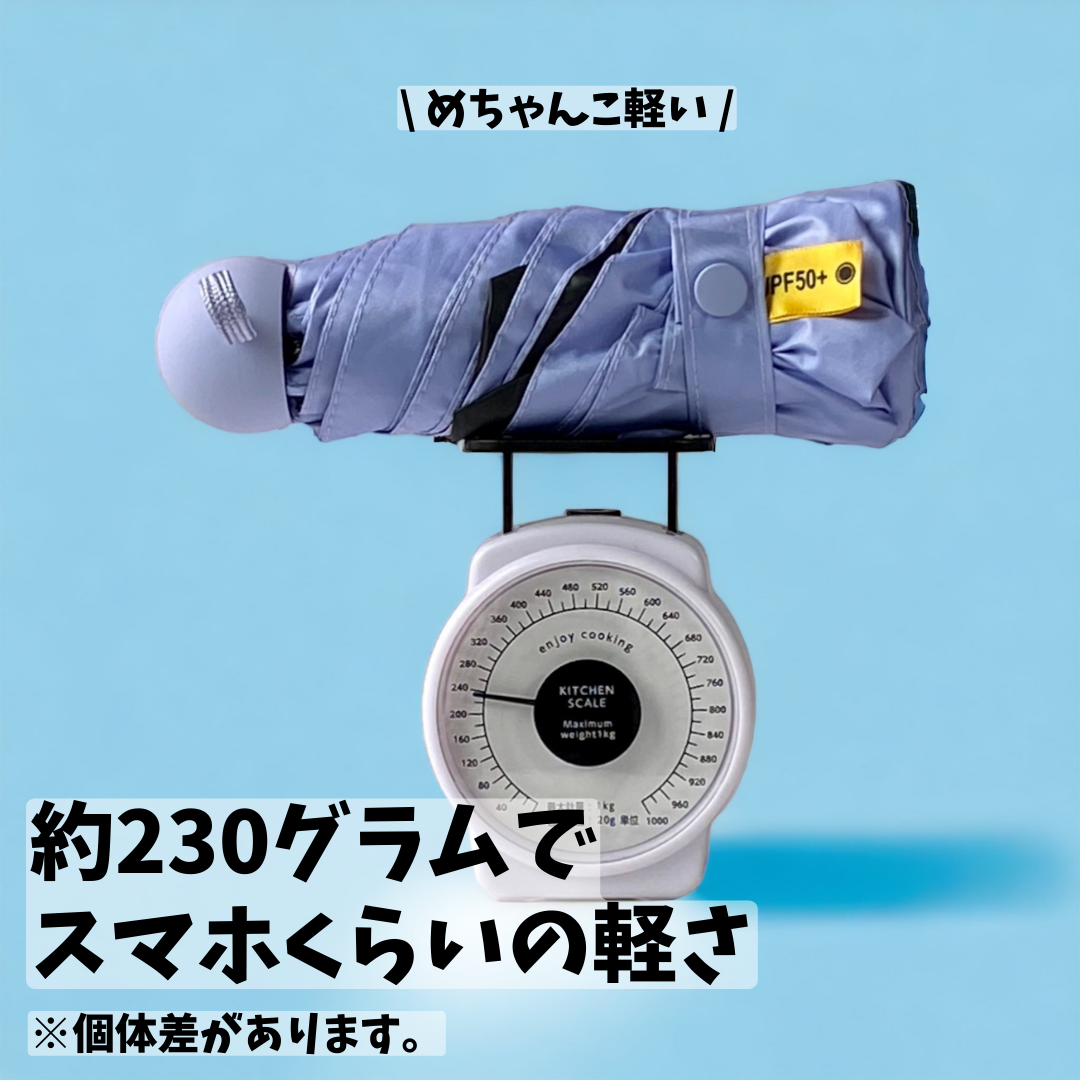 天気が好きになる晴雨兼用折りたたみ傘